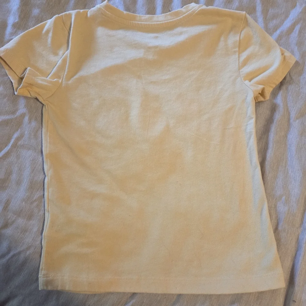 🎉5/$10 wonder nation Yellow Graphic 'Eggsellent' Short Sleeve Tee - Picture 4 of 4